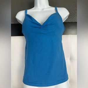 Body By Victoria IPEX Tank Self Bra  36D blue color